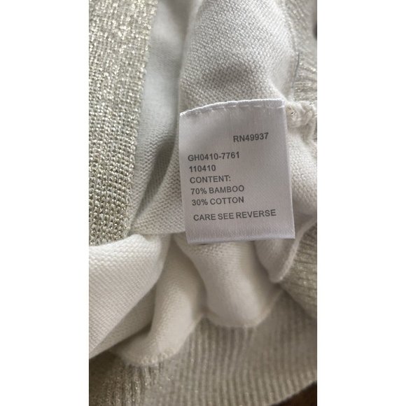 Tail Tech Beige Knit Zip Cardigan Sweater XS - Picture 8 of 9